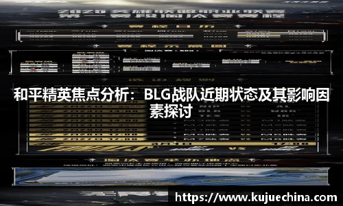 和平精英焦点分析：BLG战队近期状态及其影响因素探讨